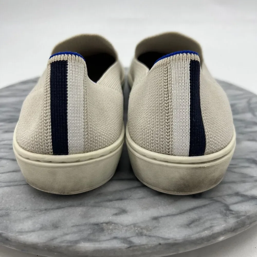 Rothys Shoes Womens 10 The Original Slip On Sneaker Ash Gray Loafer Casual Daily